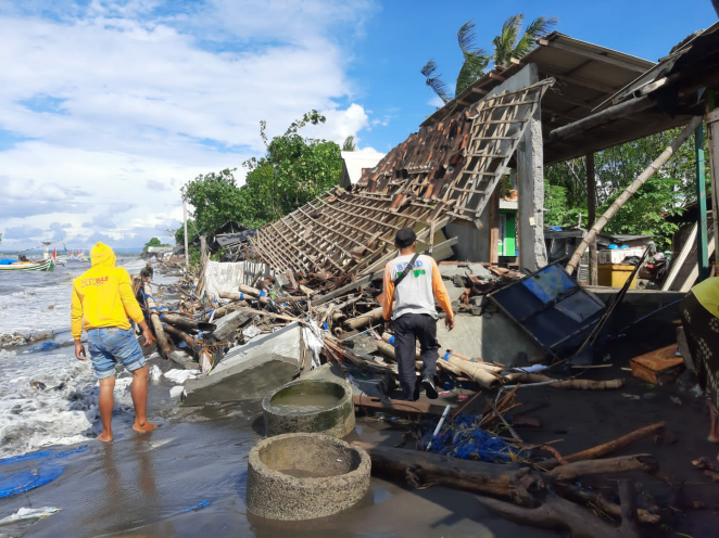 Akibat Diterjang Badai Rob, 74 Rumah Nelayan Terendam Air dan Tiga Rumah Rusak 