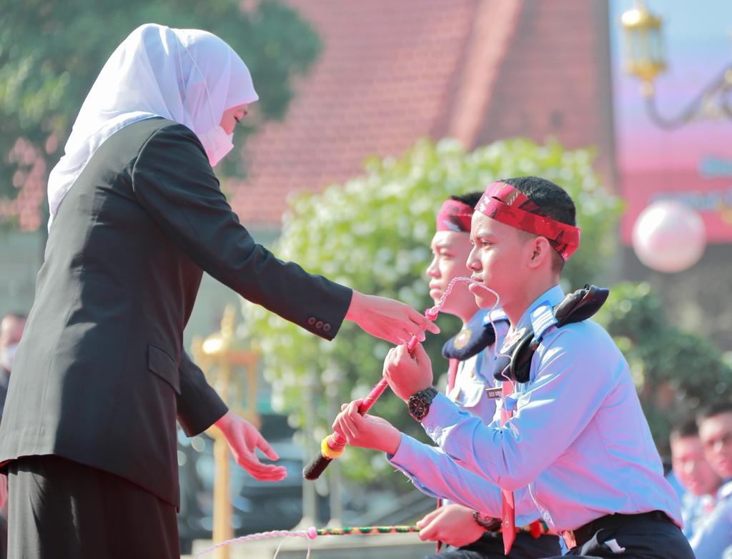 364 Siswa SMA Taruna Nusantara Dibekali Kunci Sukses Kepemimpinan dari Gubernur Khofifah