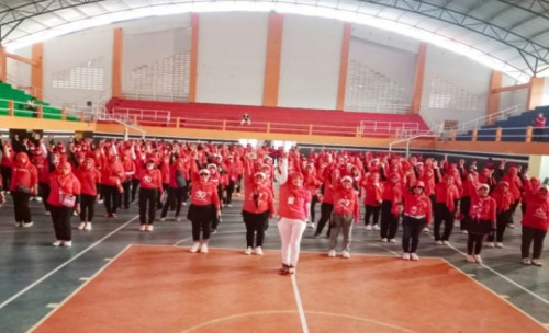 Jombang Sabet Juara Nasional ke 4 Senam SICITA DPC PDI Perjuangan 