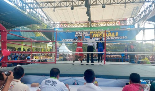 Final Tinju Amatir Porprov Jatim, Atlet Tinju Putri  Bondowoso Menang KO
