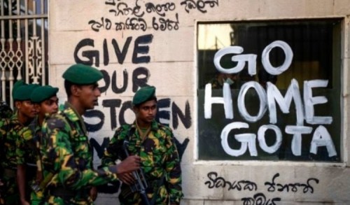 Negaranya Bangkrut, Presiden Sri Lanka Melarikan Diri