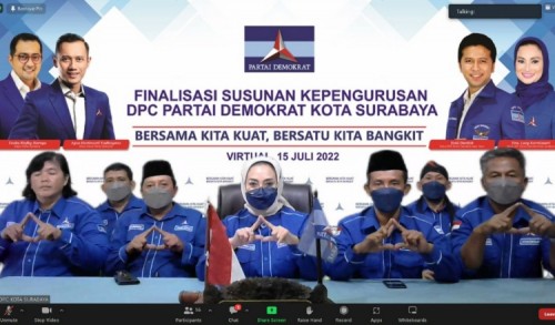 Lucy Kurniasari Pimpin DPC Partai Demokrat Surabaya Periode 2022 - 2027