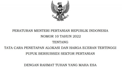 Ketua APPI Jatim Nilai Permentan No 10 Tahun 2022 Terkesan Bunuh Kehidupan Petani