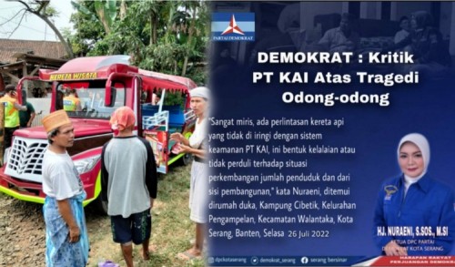 Laka Kereta vs Odong-odong, Ketua DPC Partai Demokrat Kota Serang Dinilai Tak Paham Undang-Undang