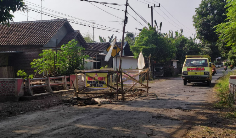 Plat Duiker Desa Sentong Probolinggo Kembali Diperbaiki