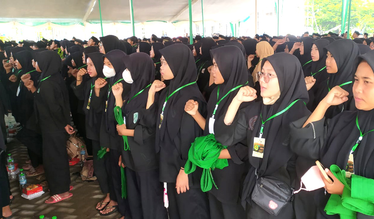Ribuan Santri di Tuban Dikukuhkan Jadi Anggota Pagar Nusa
