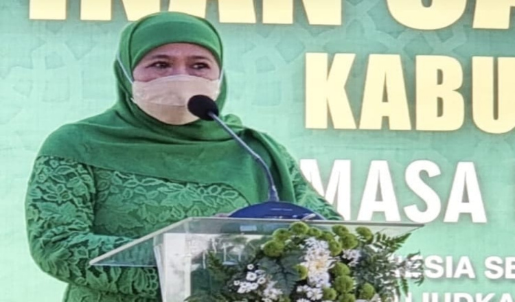 Gubernur Jatim Ajak PC Muslimat NU Kabupaten Mojokerto Sedekah Oksigen