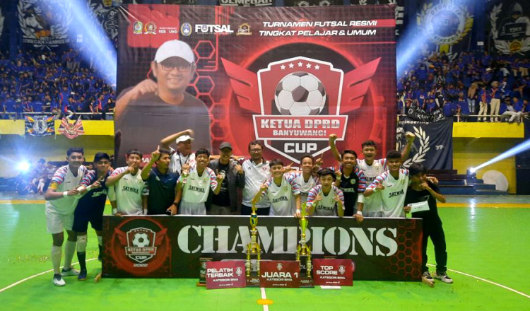 Turnamen Futsal Ketua DPRD Banyuwangi Cup Usai, Berikut Nama Pemenangnya