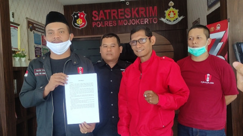 Kontroversi Monumen Garuda Pancasila Trowulan, PA GMNI Mojokerto Laporkan Pemilik dan Bupati Mojokerto ke Polisi