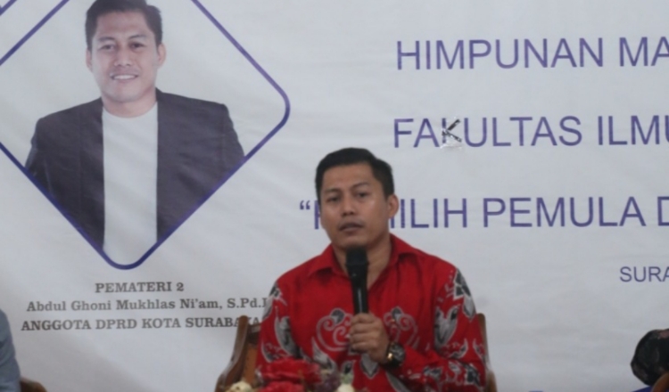 Diskusi Pemilu 2024 di Unipra Surabaya, DPRD: Acara Ini Bisa Tekan Angka Golput