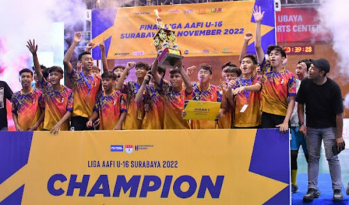 Final Dramatis, Laskar Muda Surabaya Juara Liga AAFI U-16 Lewat Adu Penalti