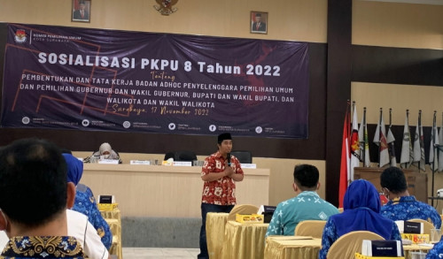 Tatap Pemilu 2024, KPU Surabaya Sosialisasikan PKPU 8 Tahun 2022
