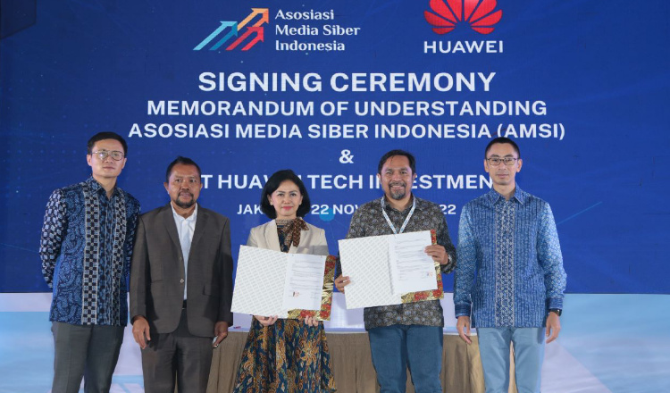 Huawei dan AMSI Jalin Sinergi Tingkatkan Kecakapan Digital Media Siber di Indonesia