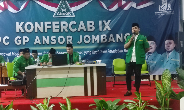Kantongi Rekomendasi 9 PAC dan 136 Ranting Gus Fiqi Terpilih Sebagai Ketua PC GP Ansor Jombang