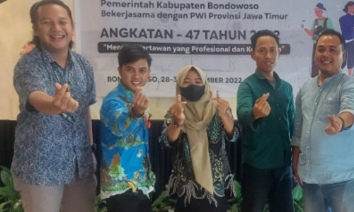  Lima Wartawan Suara Indonesia, Lulus Uji Kompetensi di Bondowoso