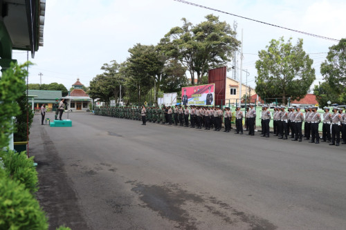 Wujud Sinergitas, Polresta Cilacap Gelar Apel Gabungan TNI-Polri