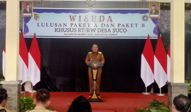 Bupati Jember Apresiasi Program Kejar Paket A dan B di Desa Suco Mumbulsari