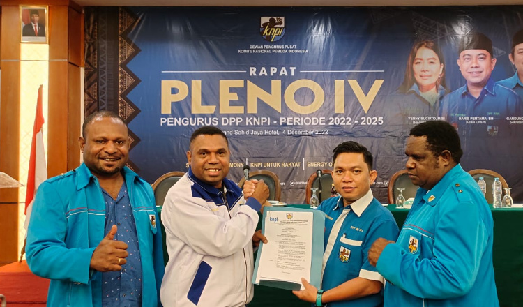 Yulianus Dwaa Ditunjuk Sebagai Kareteker KNPI Provinsi Papua Pegunungan 