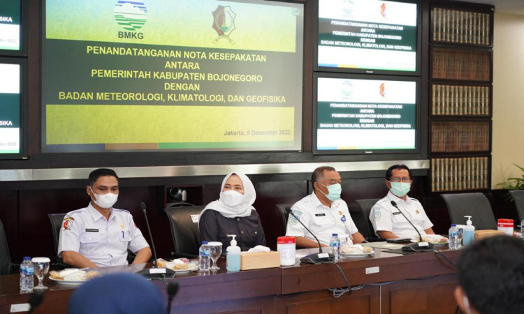 Upaya Penanggulangan Bencana Dini, Pemkab Bojonegoro Teken MoU Mitigasi Bencana