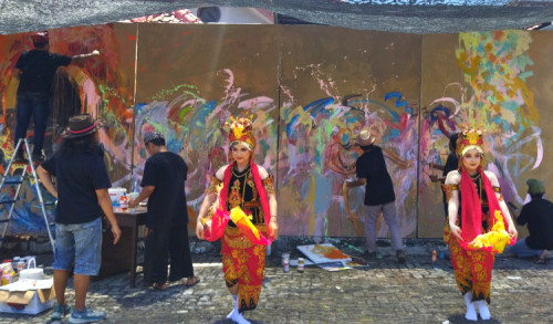 Libatkan Pelajar hingga Hasilkan Karya Lukisan Raksasa, Seniman Banyuwangi Siapkan Regenerasi Perupa