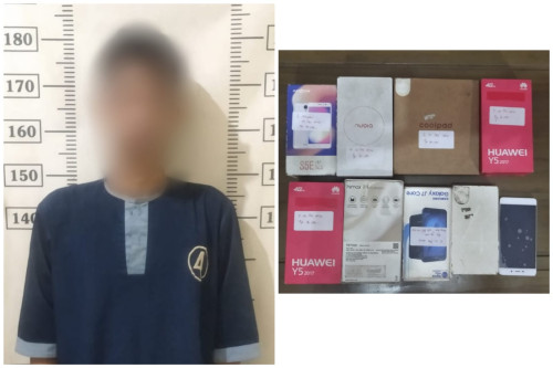 Curi Handphone Dagangan, Pegawai Konter di Cilacap Ditangkap Polisi