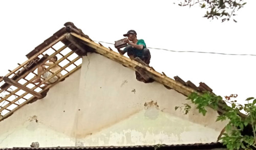 Angin Puting Beliung Terjang Tiga Desa di Banyuwangi