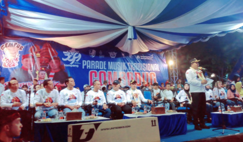 Kemeriahan Seni Budaya Daul Dug Dug, di Hari Jadi Kabupaten Sampang Ke-399