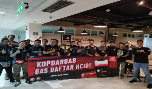 Paguyuban Honda Malang Kopdargab di MPM Cafe Riders, Bicarakan Gagasan Kegiatan Tahun 2023