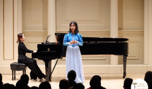 Debut Beatrice Consolata Gobang di Panggung Carnegie Hall New York City