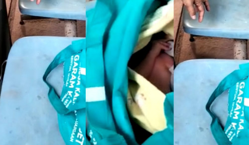 Wadah Bayi yang Ditemukan di Talango Sumenep Ternyata Berlogo RSI Garam Kalianget