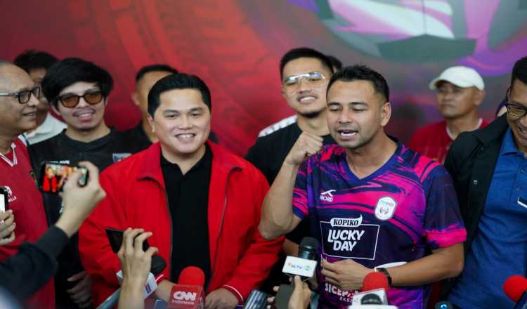 Raffi Ahmad: Erick Thohir Punya Nyali Benahi Sepak bola Indonesia