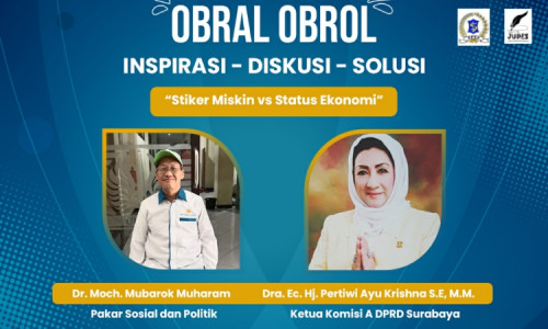 Terobosan Solutif, Pokja Judes Gelar Diskusi Bahas Stiker Keluarga Miskin di Surabaya