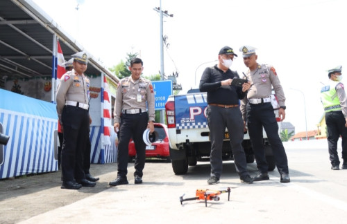 Jangan Sampai Melanggar, Ditlantas Polda Jateng akan Berlakukan ETLE Drone di Brebes 