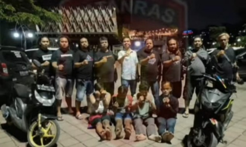 Satreskrim Polrestabes Semarang Ringkus 4 Pelaku Penganiayaan dan Perampasan