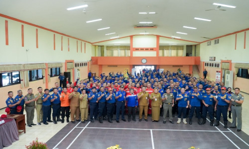 110 Petugas Damkar dari 4 Kabupaten Ikuti Pendidikan dan Pelatihan Damkar I di Cilacap