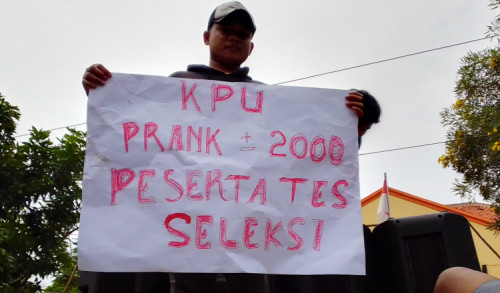 Rekrutmen PPS Diduga Ada Titipan, KPU Sampang Digeruduk Massa