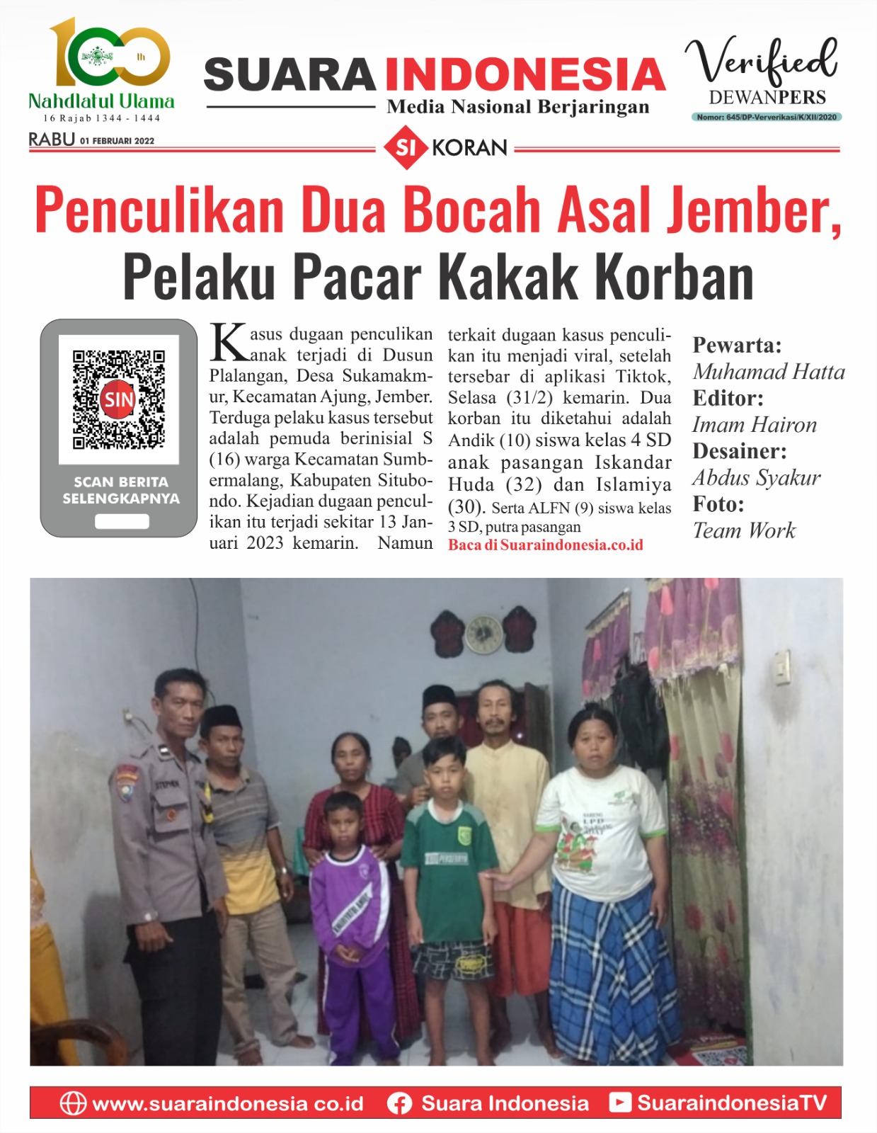 EDISI, RABU 01 FEBRUARI 2023