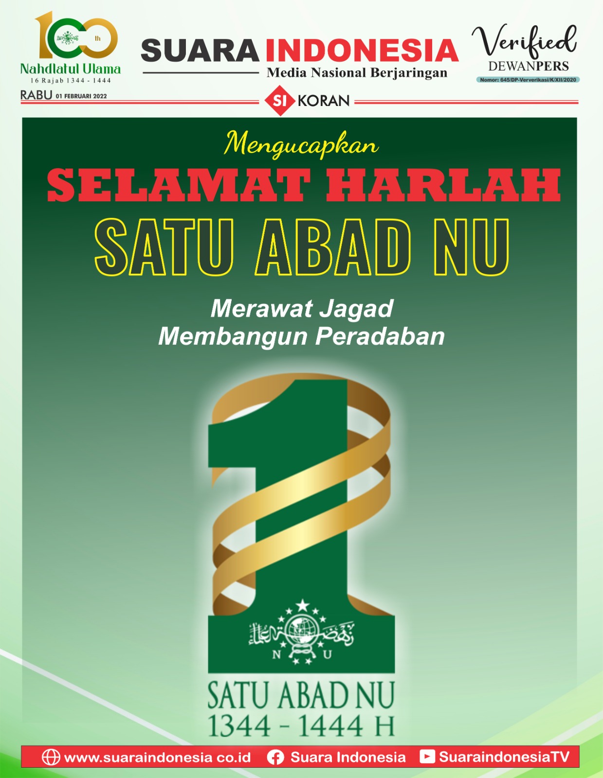 EDISI, RABU 01 FEBRUARI 2023