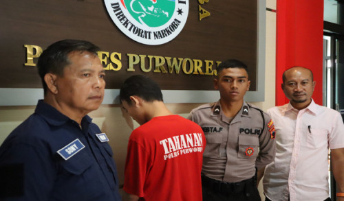 Satresnarkoba Polres Purworejo Tangkap Pemuda Diduga Edarkan Pil Koplo