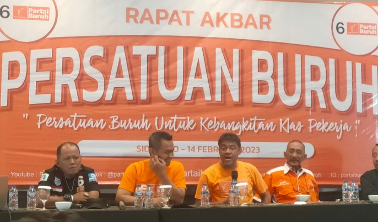 Solidkan Jaringan, Partai Buruh Ajak Pekerja Bersatu di Pemilu 2024