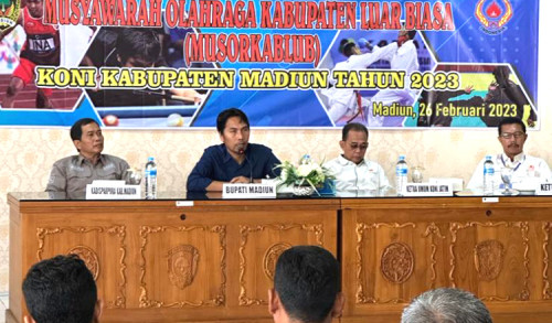 Aklamasi Hasil Penjaringan Musorkablub Koni Kabupaten Madiun Tetapkan Calon Tunggal
