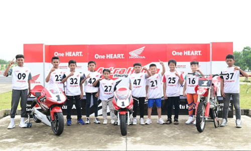 Puluhan Pebalap Muda Ikuti Seleksi Astra Honda Racing School