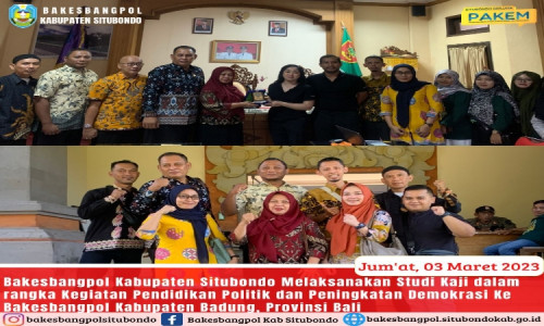 Anggota DPRD dan Kader PPP Gandeng Bakesbangpol Situbondo Kaji Banding ke Bali