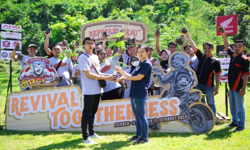 Ribuan Bikers Honda Ramaikan Jambore Nasional Republik BeAT di Jember