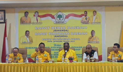 Tiga Poin Penting Dalam Rakerda Dan Rapimda Golkar Kota Jayapura Jelang Pemilu 2024