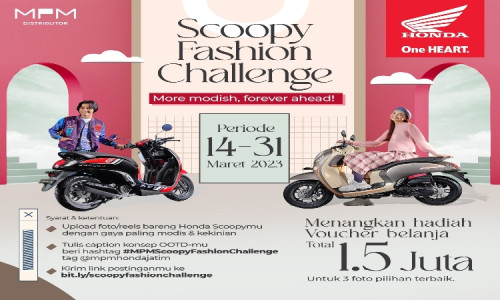 Tantang Anak Muda Expresikan Diri Dan Motor Honda Scoopy Di Scoopy Fashion Challenge
