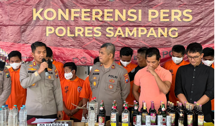 Polres Sampang Berhasil Mengamankan Puluhan Kasus Dalam Kegiatan Operasi Pekat Semeru 2023
