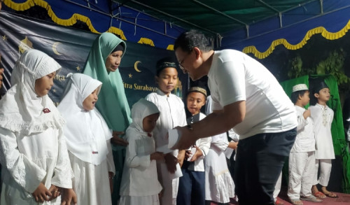 Ramadan Ceria, SSB Mitra Surabaya Santuni Anak Yatim