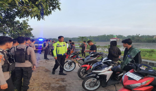 Razia Balap Liar di Kabupaten Madiun, Polisi Sita 25 Motor 