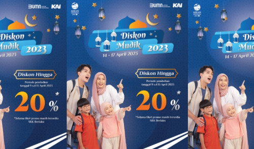 Ingin Mudik Hemat? Ayo Dapatkan Diskon Tiket Kereta Hingga 20% 